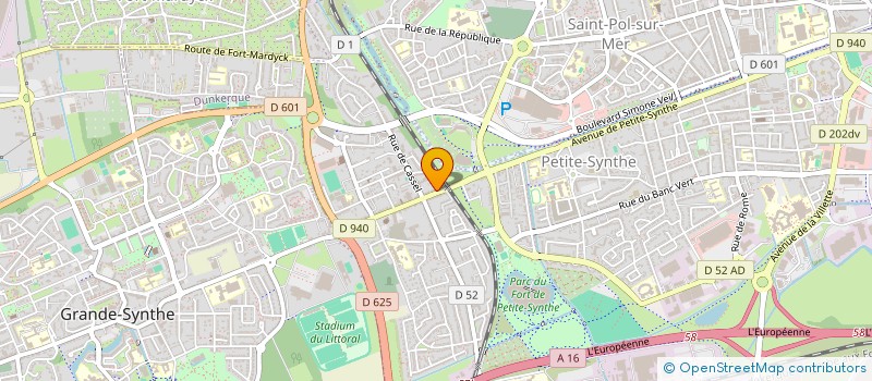 localisation de l'entreprise SARL AUTO MOTO PRESSING STOP à DUNKERQUE