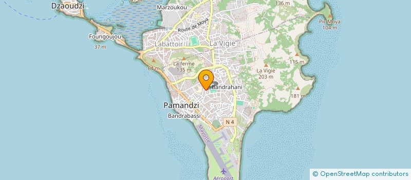 localisation de l'entreprise SARL AUTO-PAM à PAMANDZI