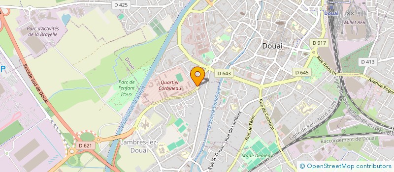localisation de l'entreprise SARL AUTO PASSION à DOUAI