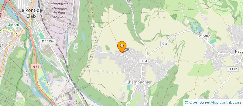 localisation de l'entreprise SARL AUTO PIECE DU PLATEAU à CHAMPAGNIER