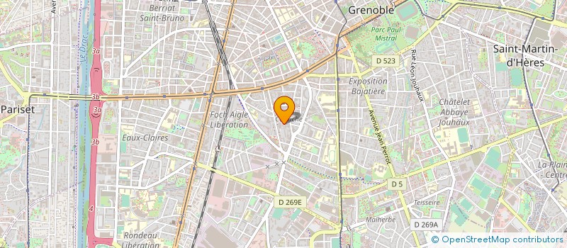 localisation de l'entreprise SARL AUTO-PLANETE à GRENOBLE