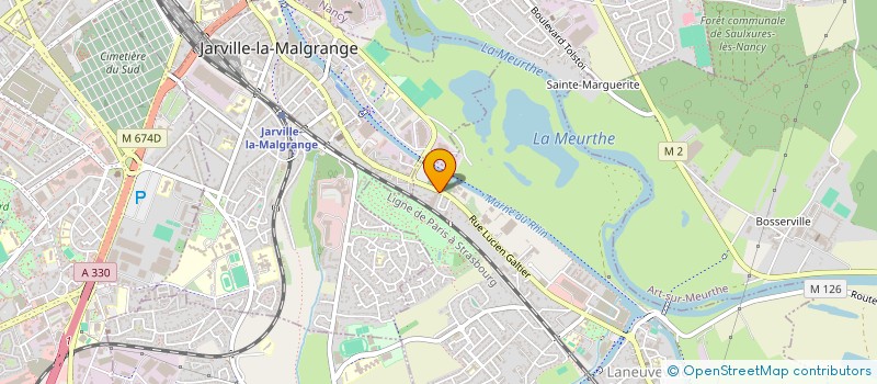 localisation de l'entreprise SARL AUTO PNEUS à LANEUVEVILLE-DEVANT-NANCY