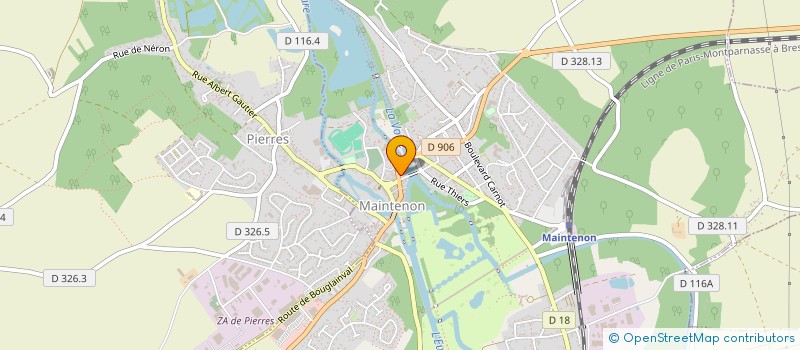 localisation de l'entreprise SARL AUTO-RACING à MAINTENON