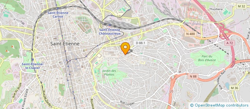 localisation de l'entreprise SARL AUTO SERVICE RICHELANDIERE à SAINT-ETIENNE