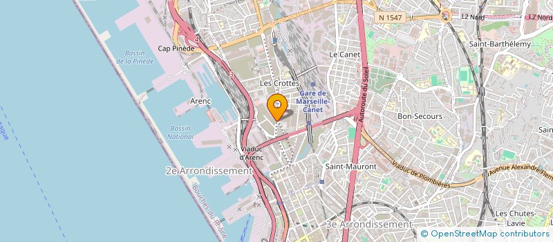 localisation de l'entreprise SARL AUTO STOCKS à MARSEILLE