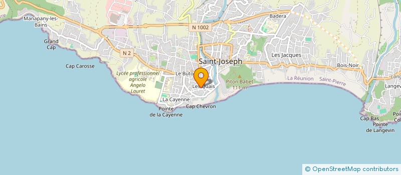 localisation de l'entreprise SARL AUTO SUD à SAINT-JOSEPH