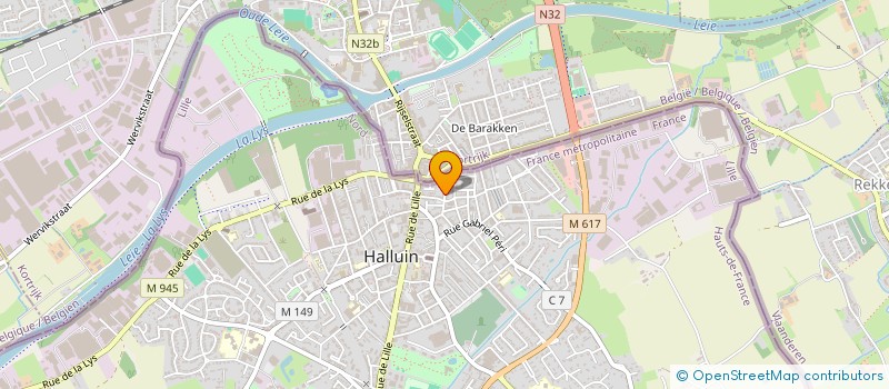 localisation de l'entreprise SARL AUTO UNION FRANCE à HALLUIN