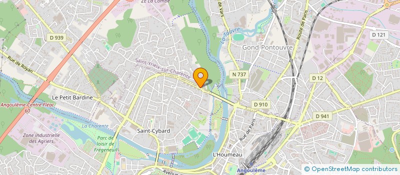 localisation de l'entreprise SARL AUTOCASION à SAINT-YRIEIX-SUR-CHARENTE