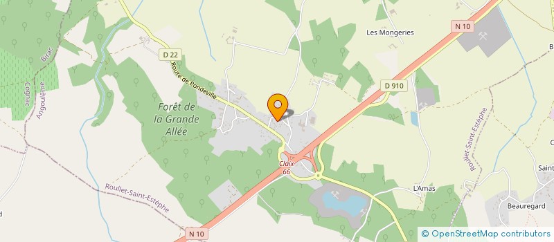 localisation de l'entreprise SARL AUTOMARCHE DIFFUSION à ROULLET-SAINT-ESTEPHE