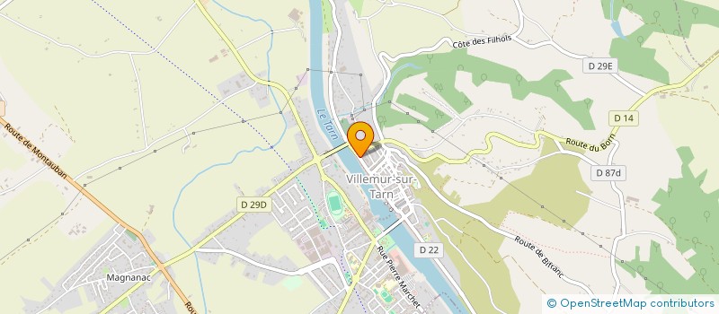 localisation de l'entreprise SARL AUTOMATISMES ET CENTRALES HYDRAULIQUES  VILLEMUR-SUR-TARN