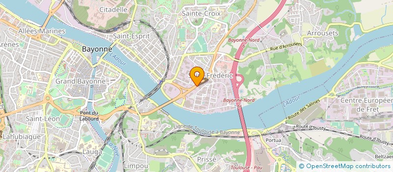 localisation de l'entreprise SARL AUTOMOBILE 64 à BAYONNE