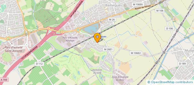 localisation de l'entreprise SARL AUTOMOBILES COTE SUD à BAILLARGUES