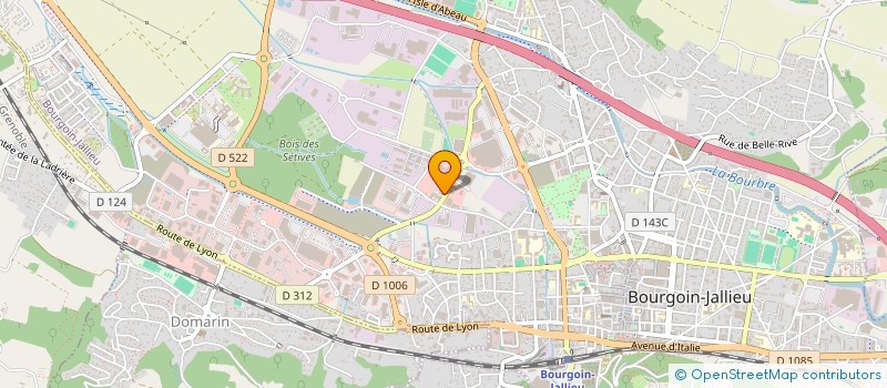 localisation de l'entreprise SARL AUTOMOBILES ET AUTOMATIQUES BERNET à BOURGOIN-JALLIEU