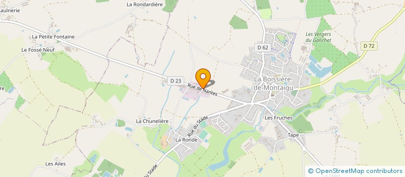 localisation de l'entreprise SARL AUTOMOBILES VENDEE SERVICES à MONTAIGU-VENDEE