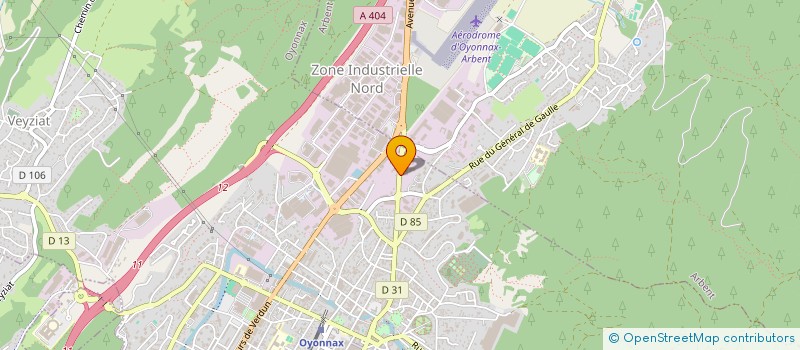 localisation de l'entreprise SARL AUTOVISION à OYONNAX