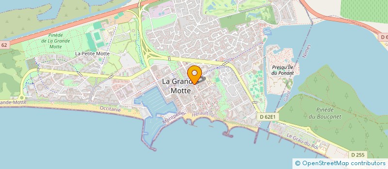 localisation de l'entreprise SARL AUTREMENT  LA GRANDE-MOTTE