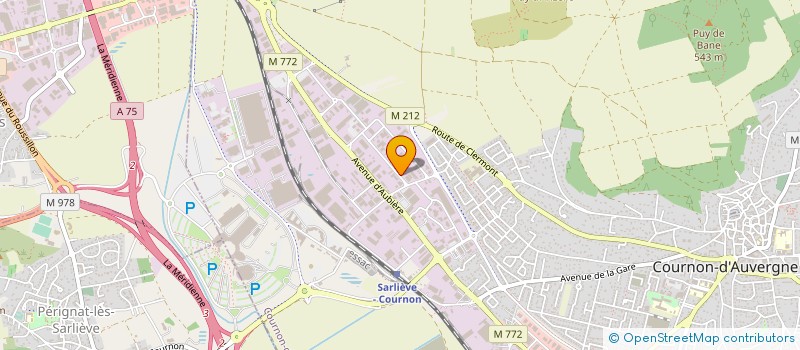 localisation de l'entreprise SARL AUVERGNE FIRMIN TECHNIC FROID à COURNON-D'AUVERGNE