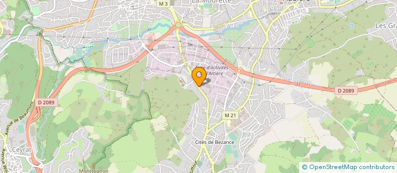 localisation de l'entreprise SARL AUVERGNE GAZ à ROMAGNAT