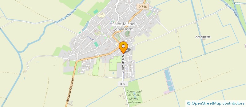 localisation de l'entreprise SARL AUVINET MICKAEL  SAINT-MICHEL-EN-L'HERM