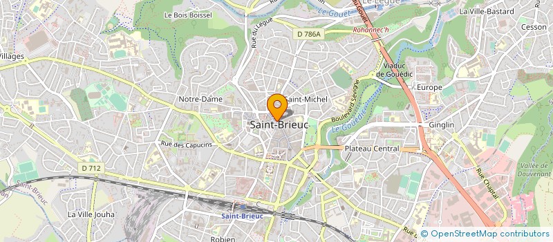 localisation de l'entreprise SARL AUVRAY LADEVESE à SAINT-BRIEUC