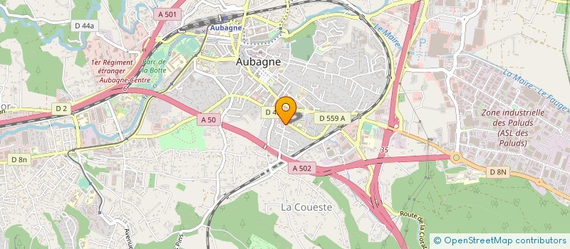localisation de l'entreprise SARL AUWER  AUBAGNE