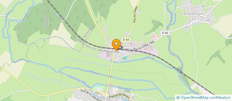 localisation de l'entreprise SARL AUX 3 GOURMETS  JUSSEY