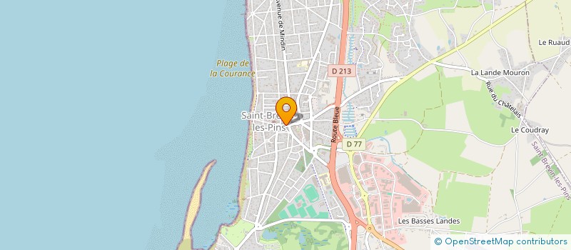 localisation de l'entreprise SARL AUX BONNES SAVEURS à SAINT-BREVIN-LES-PINS