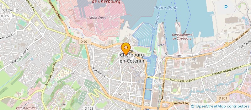 localisation de l'entreprise SARL AUX BONS CAFES à CHERBOURG-EN-COTENTIN