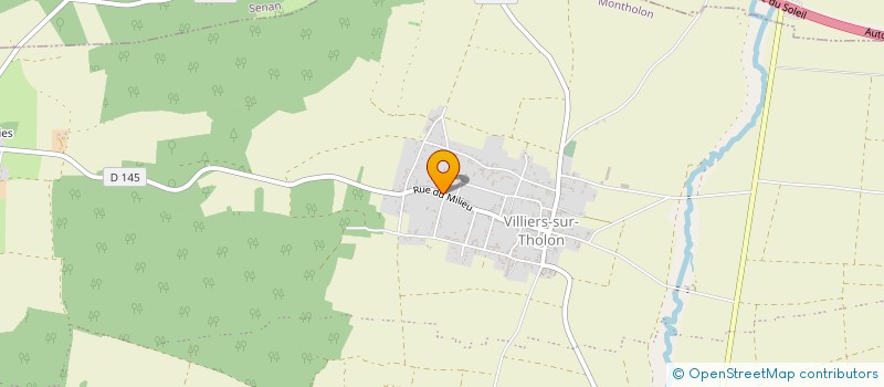 localisation de l'entreprise SARL AUX COULEURS DE L'YONNE à MONTHOLON