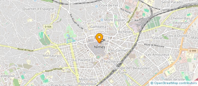 localisation de l'entreprise SARL AUX DELICES DE LA CATHEDRALE à NIMES