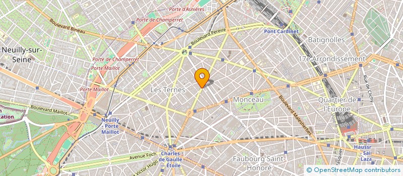 localisation de l'entreprise SARL AUX DELICES DE WAGRAM  PARIS