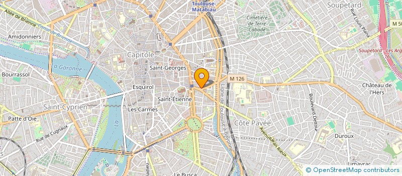 localisation de l'entreprise SARL AUX DEUX FRERES  TOULOUSE