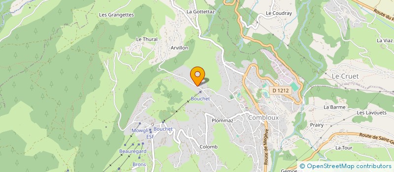localisation de l'entreprise SARL AUX DUCS DE SAVOIE à COMBLOUX