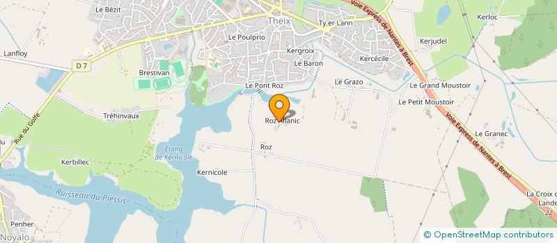 localisation de l'entreprise SARL AUX JARDINS 2 VINCENT à THEIX-NOYALO