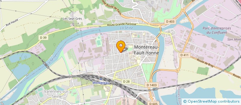 localisation de l'entreprise SARL AUX PAINS DES DAMES à MONTEREAU-FAULT-YONNE