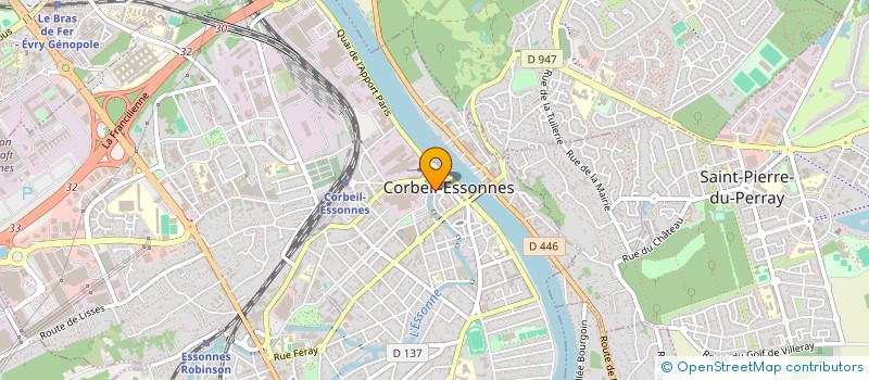 localisation de l'entreprise SARL AUX PETITS PONTS à CORBEIL-ESSONNES