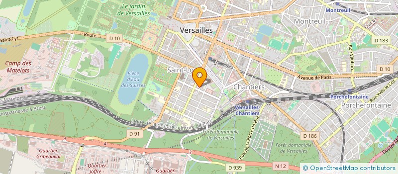 localisation de l'entreprise SARL AUX SAVEURS D'ANI à VERSAILLES