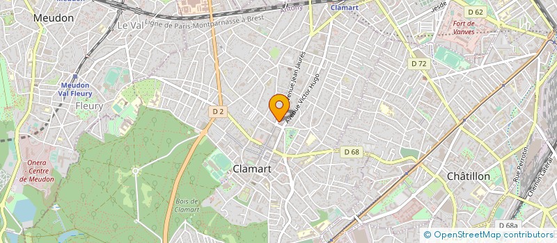 localisation de l'entreprise SARL AUX TEMPS GOURMANDS à CLAMART