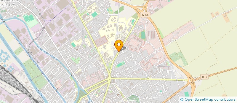 localisation de l'entreprise SARL AUX TROIS CLOCHETTES  CHALONS-EN-CHAMPAGNE