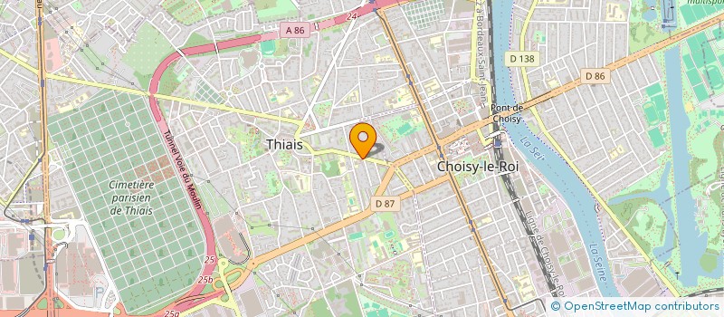 localisation de l'entreprise SARL AUX VENDANGES DE FRANCE  THIAIS