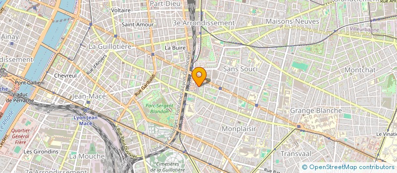 localisation de l'entreprise SARL AUX VISITEURS  LYON