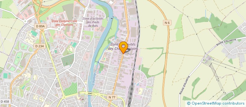 localisation de l'entreprise SARL AUXERRE LITERIE à AUXERRE
