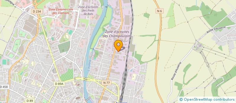 localisation de l'entreprise SARL AUXERRE SECOURS 89 à AUXERRE