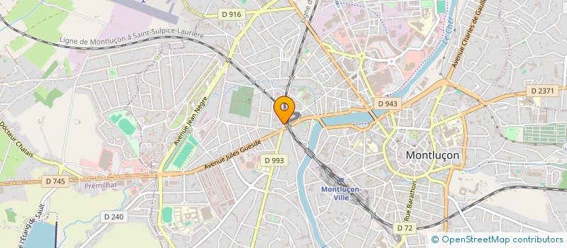 localisation de l'entreprise SARL AUZANNET à MONTLUCON