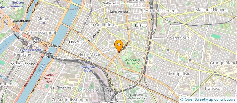 localisation de l'entreprise SARL AVA  LYON