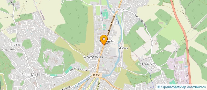 localisation de l'entreprise SARL AVA MINA  GRAVIGNY