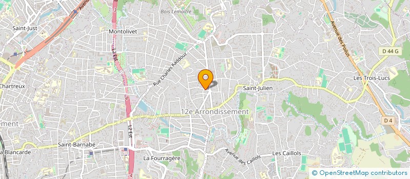 localisation de l'entreprise SARL AVANTAGE NUTRITION  MARSEILLE 12EME
