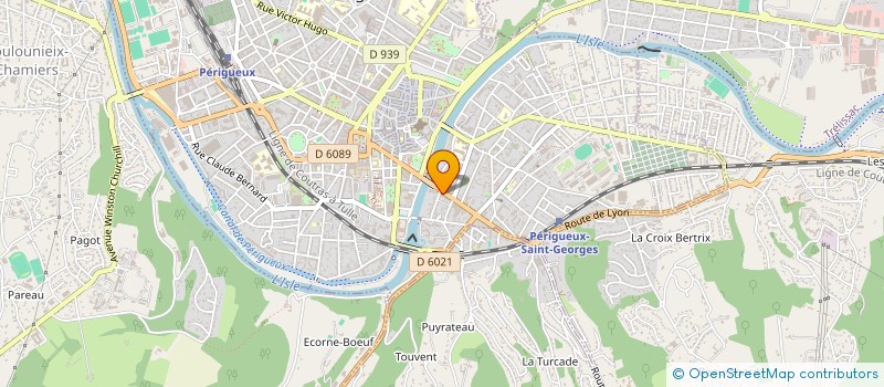 localisation de l'entreprise SARL AVANTAGES CREATION à PERIGUEUX