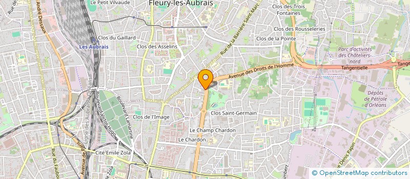 localisation de l'entreprise SARL AVC SECURITE à ORLEANS