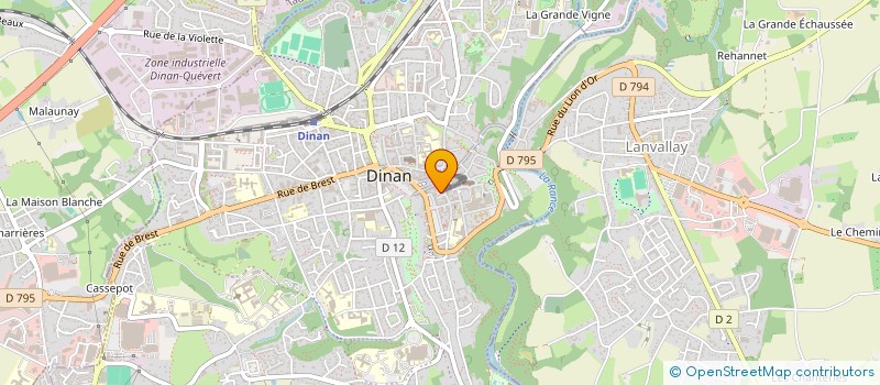 localisation de l'entreprise SARL AVDI - AGCE VIDEOVENTE IMMOBILIER à DINAN